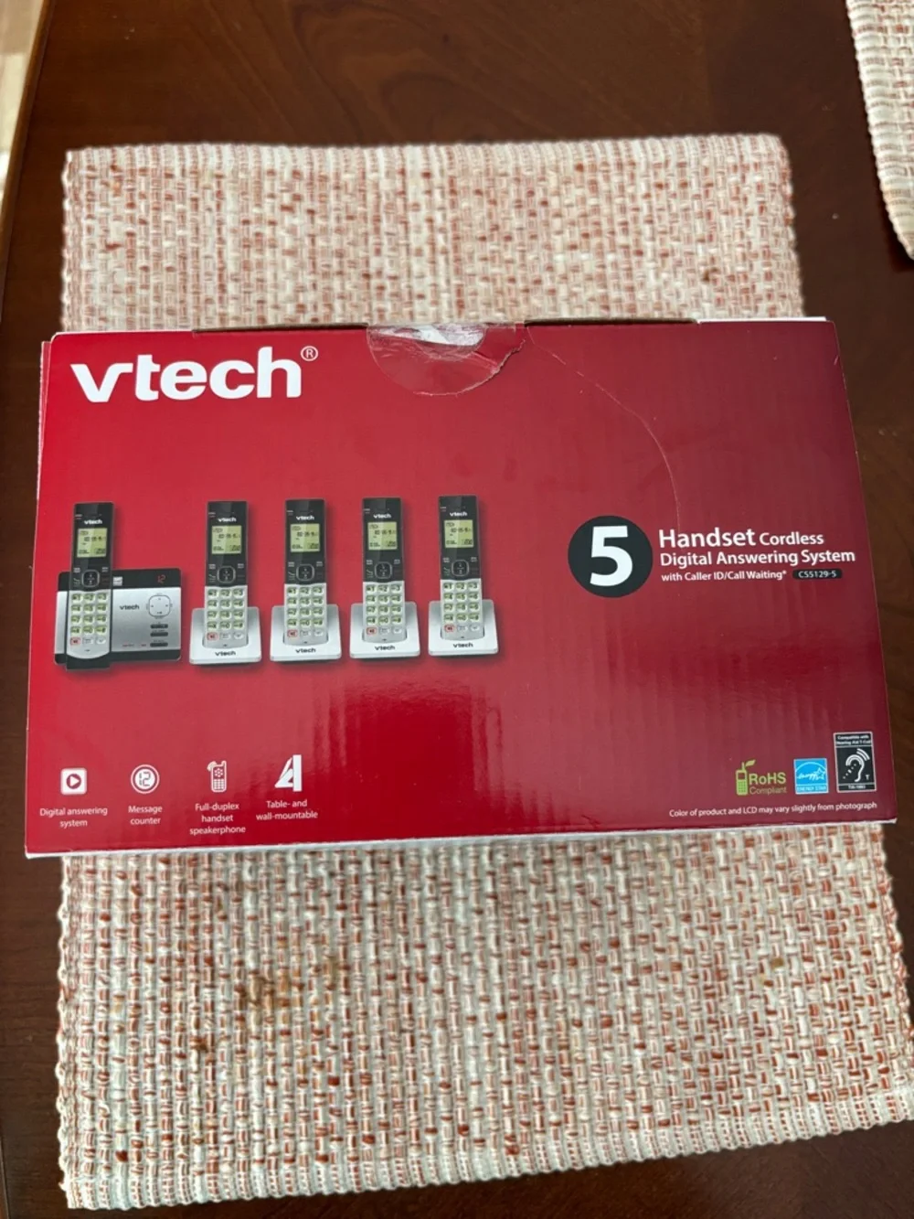 VTech 5-Handset Cordless Phone System New in Box
